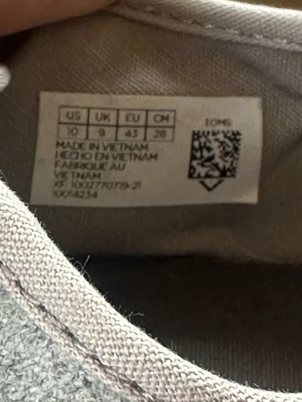 Toms Men's Gray Carlo Drizzle Felt Casual Lace-Up Sneakers Sz 10